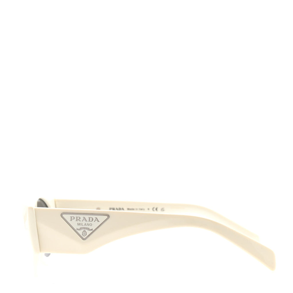 Prada Oval Sunglasses — White SPR 20Z