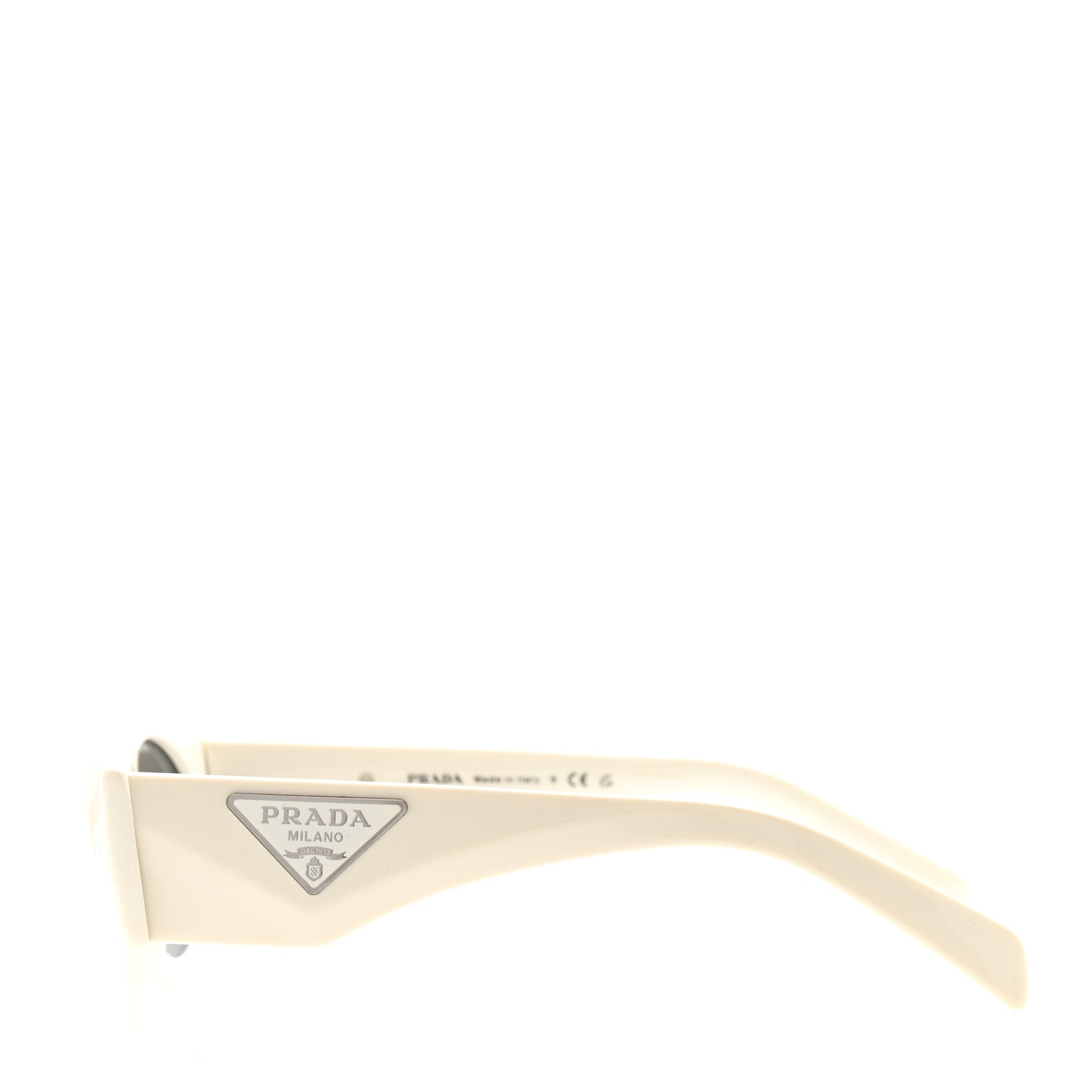 Prada Oval Sunglasses — White SPR 20Z
