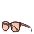 Gucci Square Sunglasses — Red