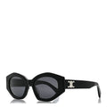 Celine Oval Sunglasses — Black