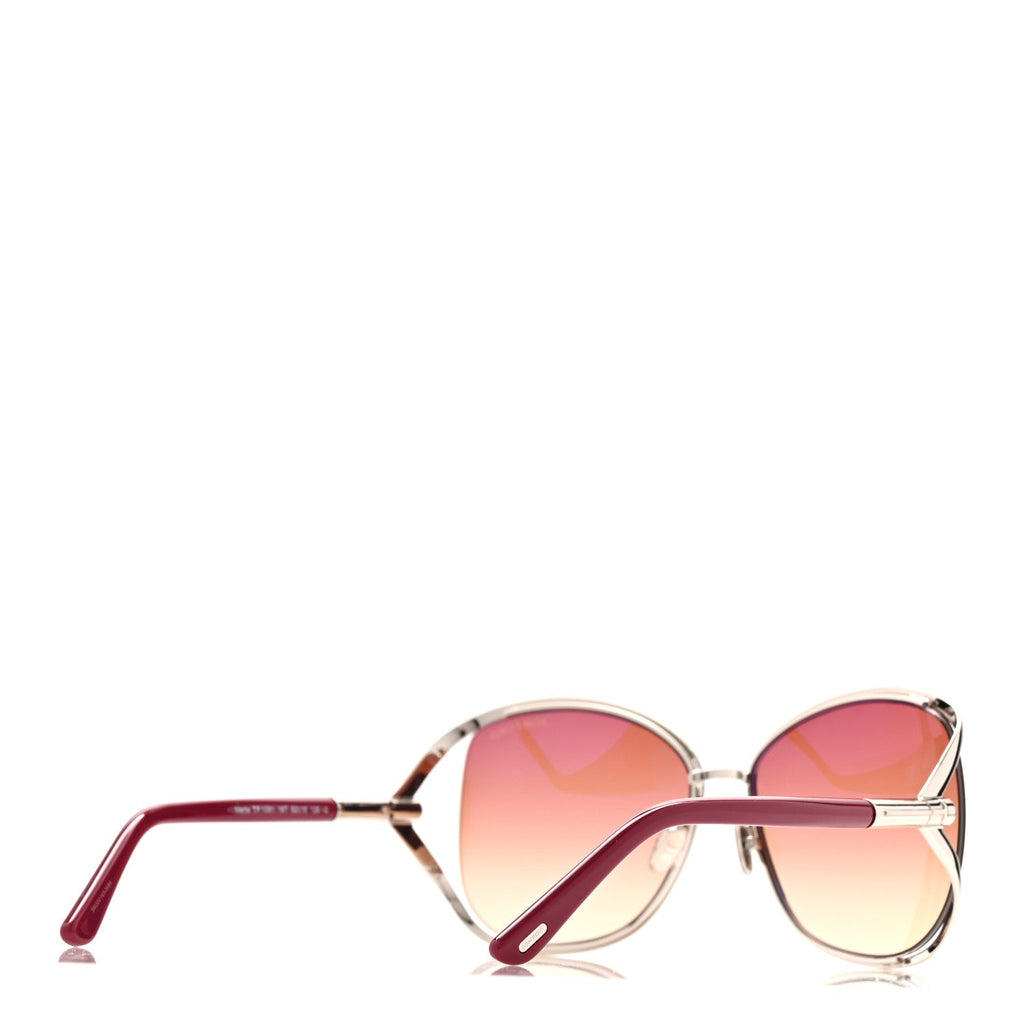 Tom Ford Oversized Sunglasses — Pink TF1091