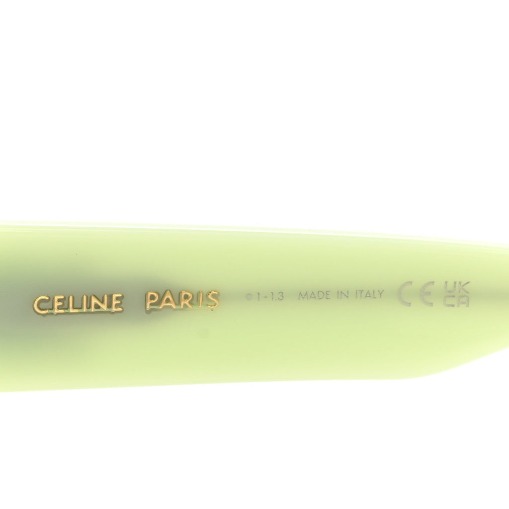 Celine Square Sunglasses — Green