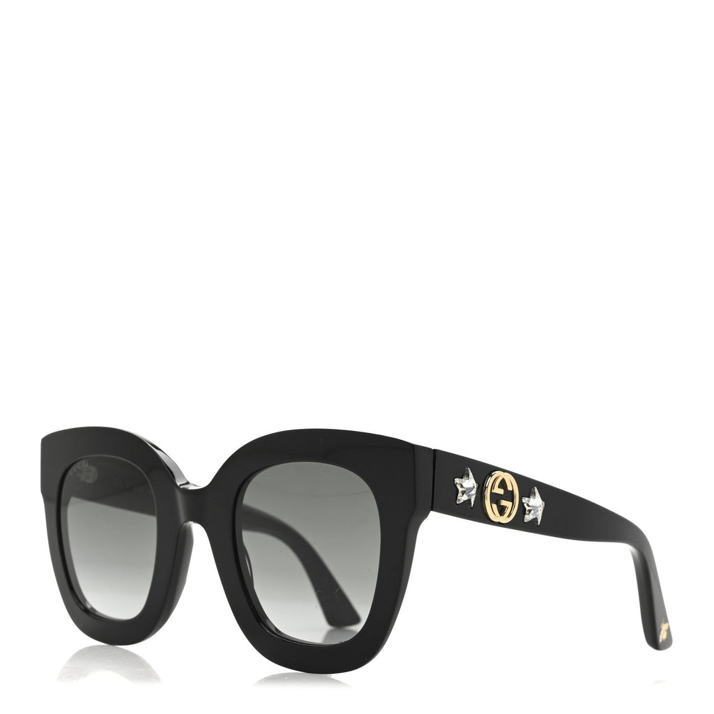 Gucci Round Sunglasses — Crystal GG0208S