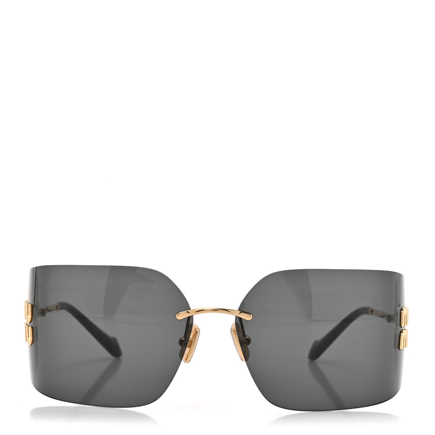 Miu Miu Square Sunglasses — Grey SMU54Y