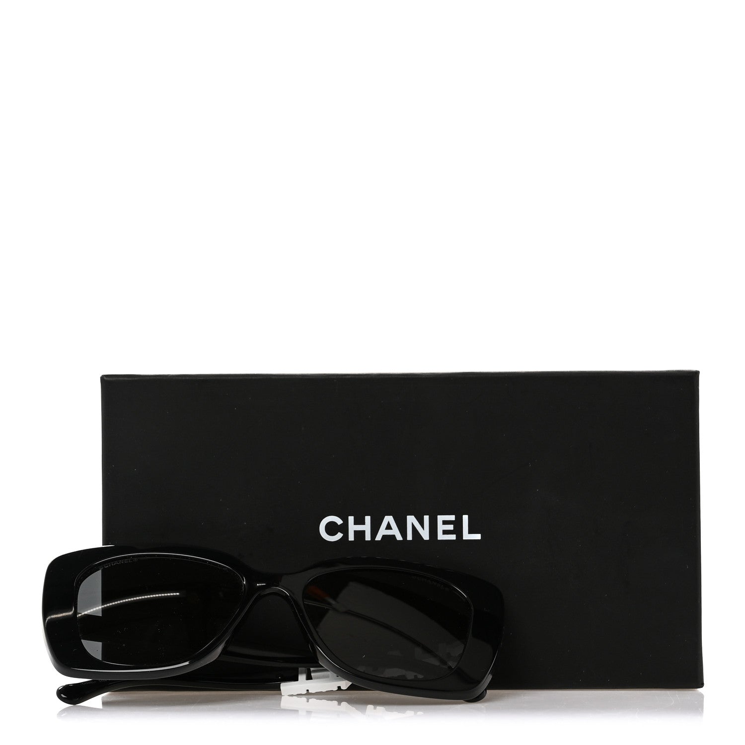 Chanel Square Sunglasses — Black 5422-B