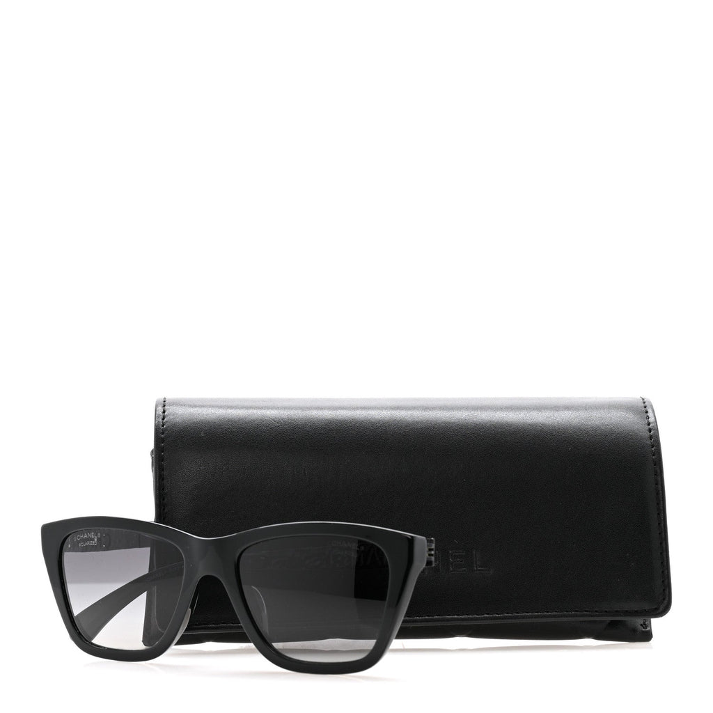 Chanel Square Sunglasses — Black