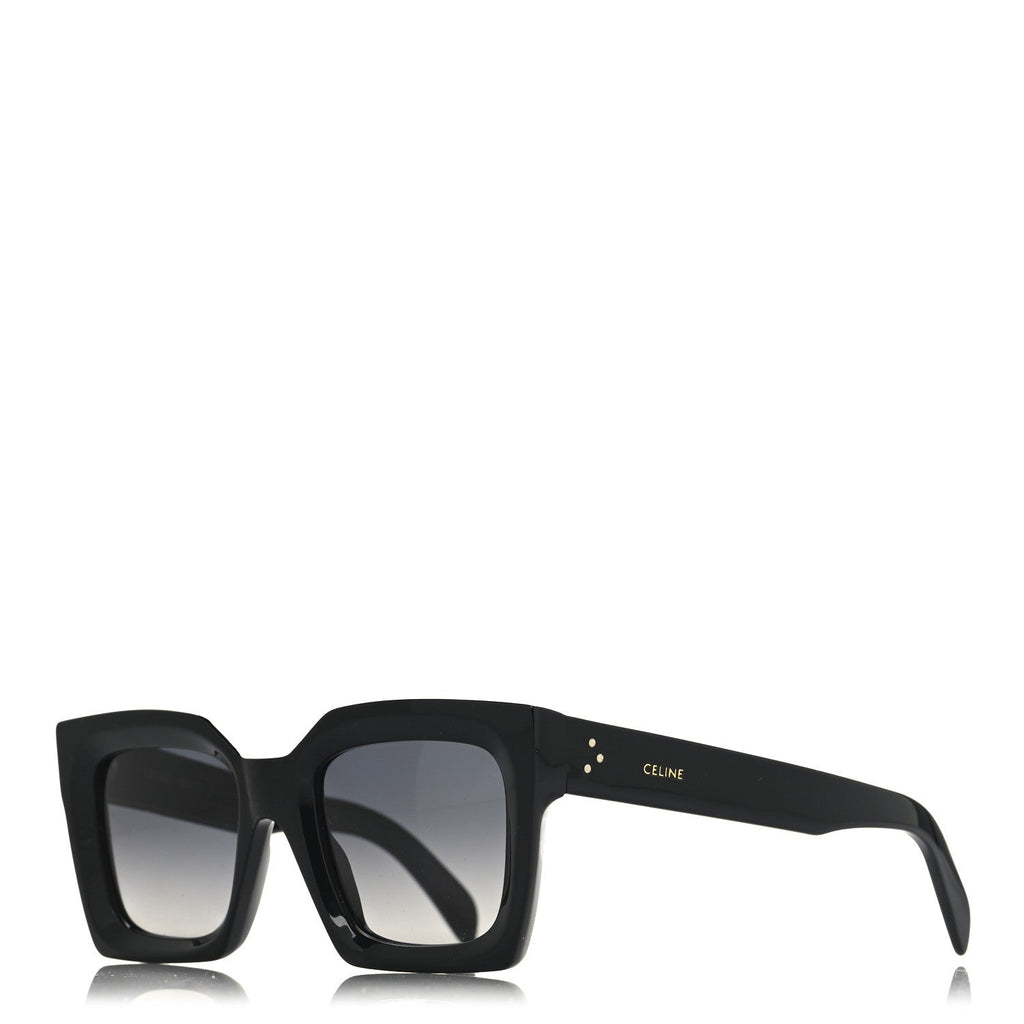 Celine Square Sunglasses — Black