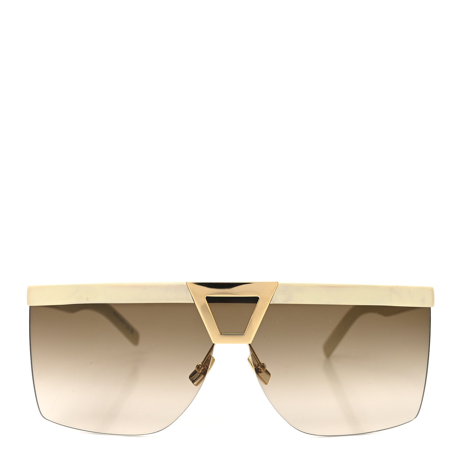 Saint Laurent Mask Sunglasses — White SL 537