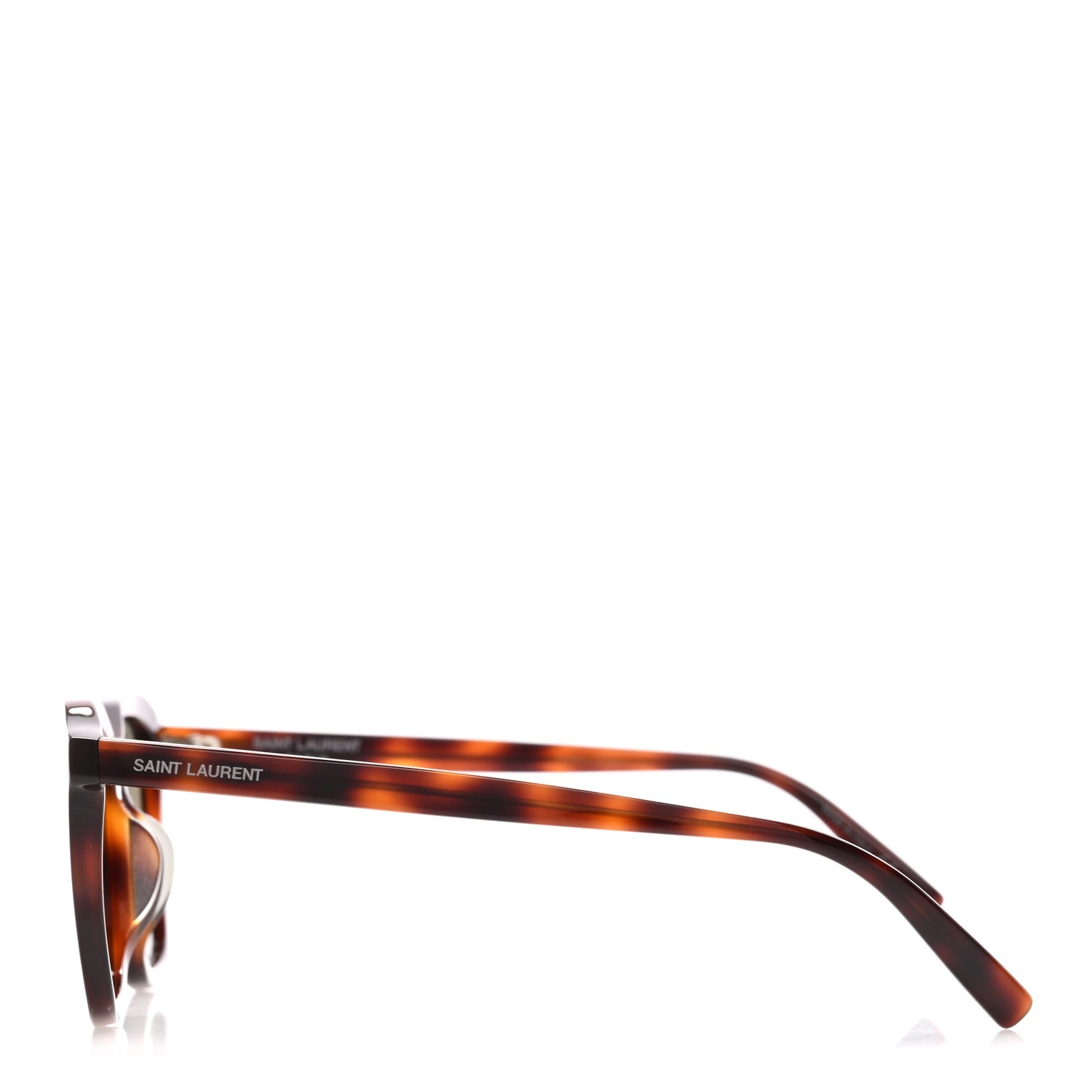 Saint Laurent Square Sunglasses — Havana SL 457