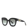 Gucci Round Sunglasses — Black GG0208S