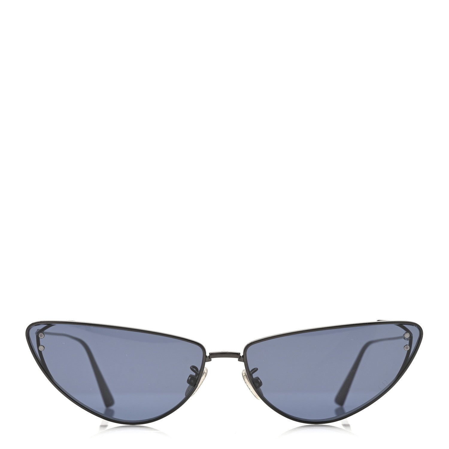 Dior Cat-Eye Sunglasses — Gunmetal