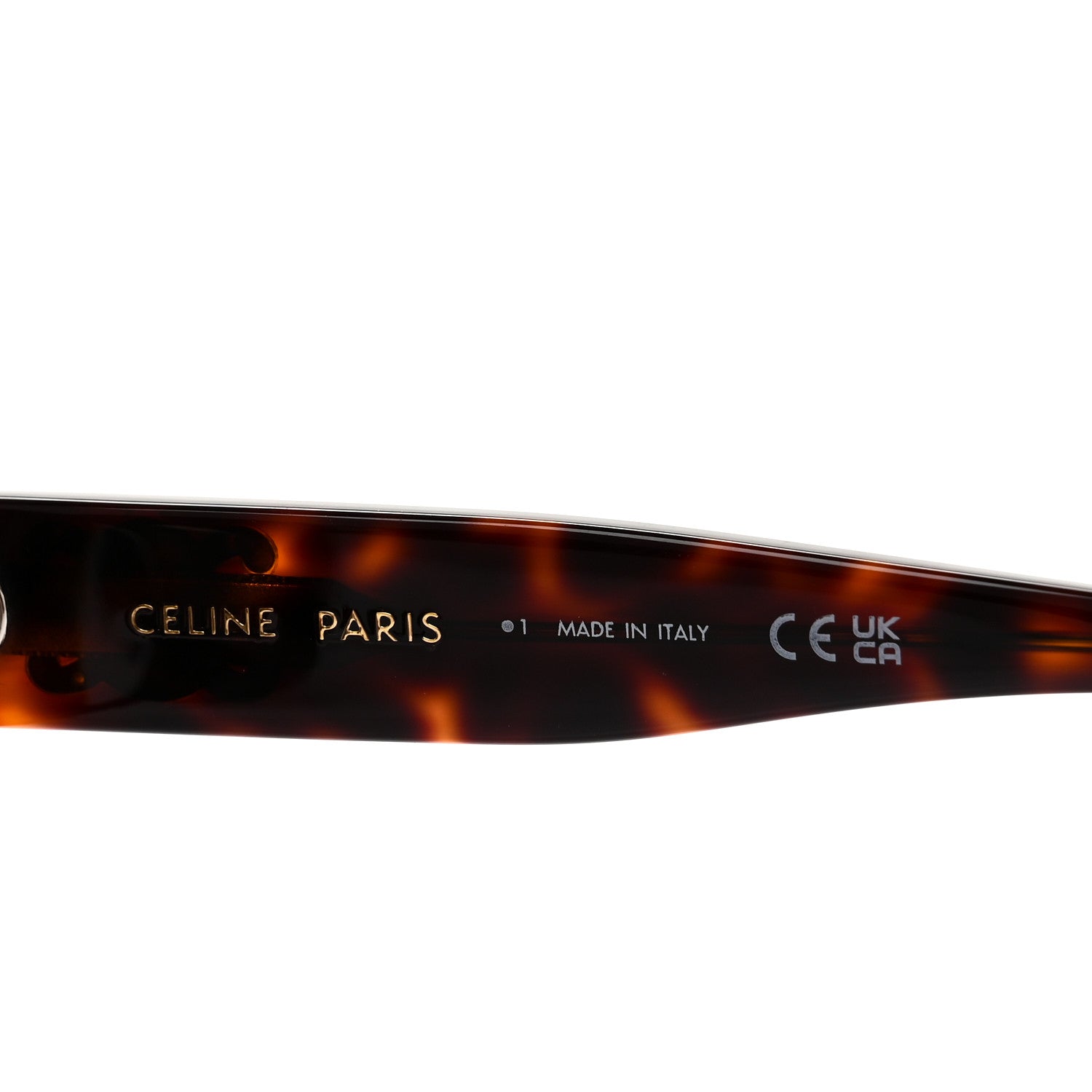 Celine Square Sunglasses — Tortoise