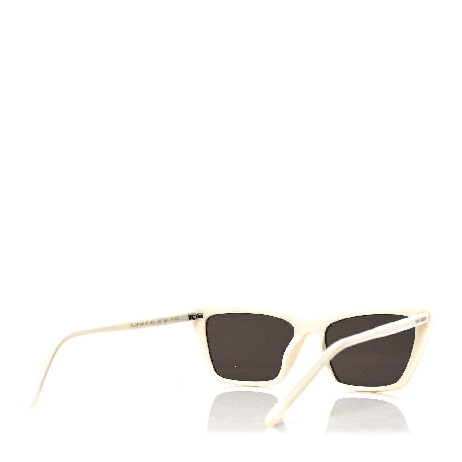 Saint Laurent Cat-Eye Sunglasses — Ivory SL 737