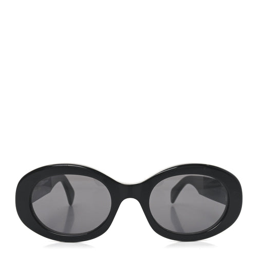 Celine Oval Sunglasses — Black