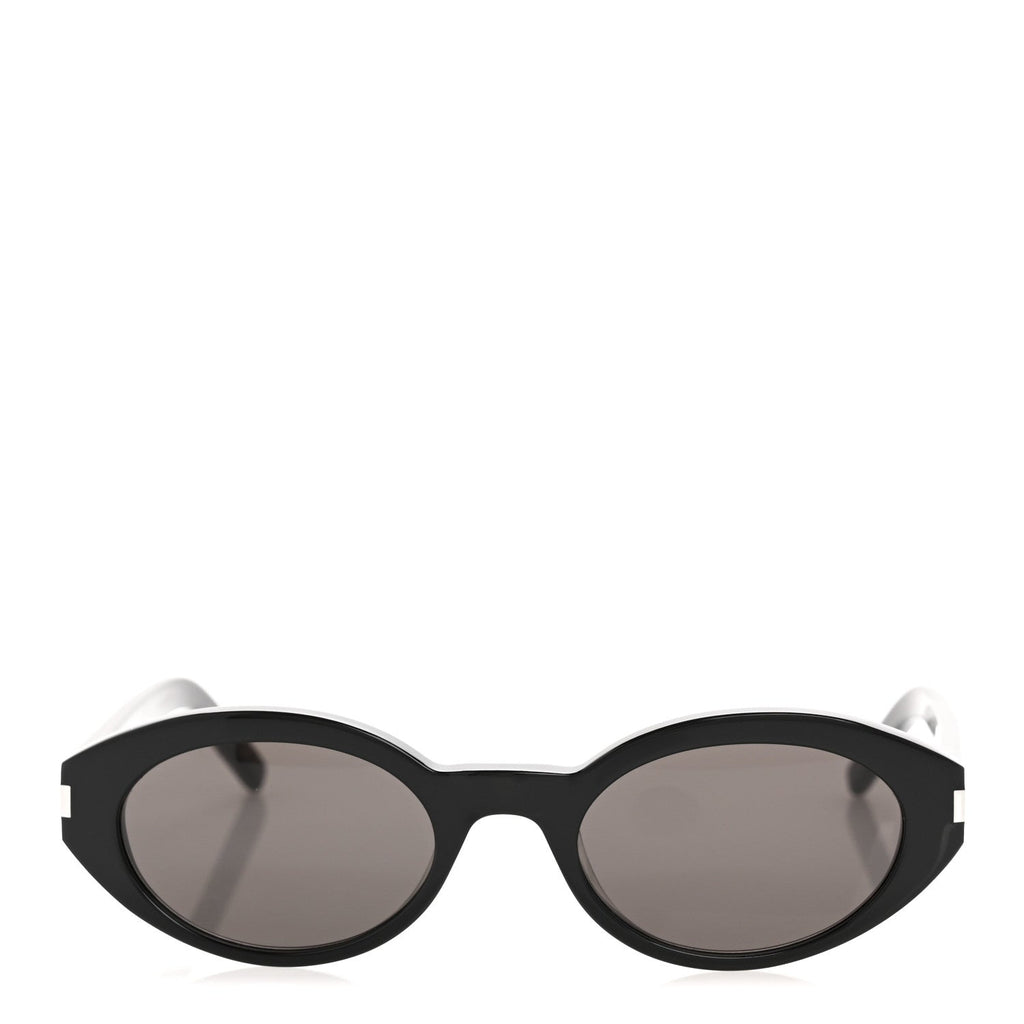 Saint Laurent Oval Sunglasses — Black SL 567