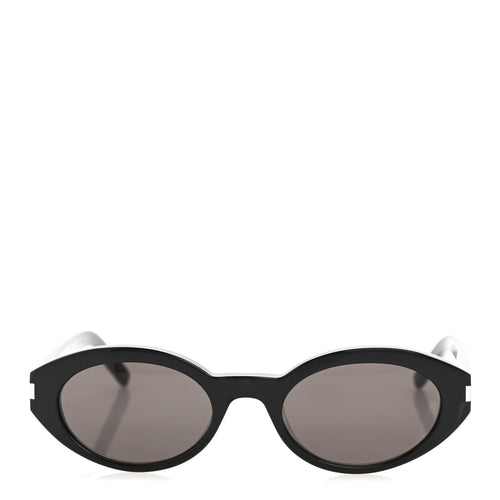 Saint Laurent Oval Sunglasses — Black SL 567