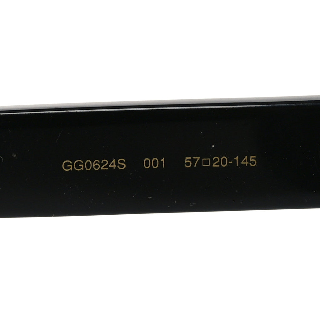 Gucci Rectangle Sunglasses — Black GG0624S