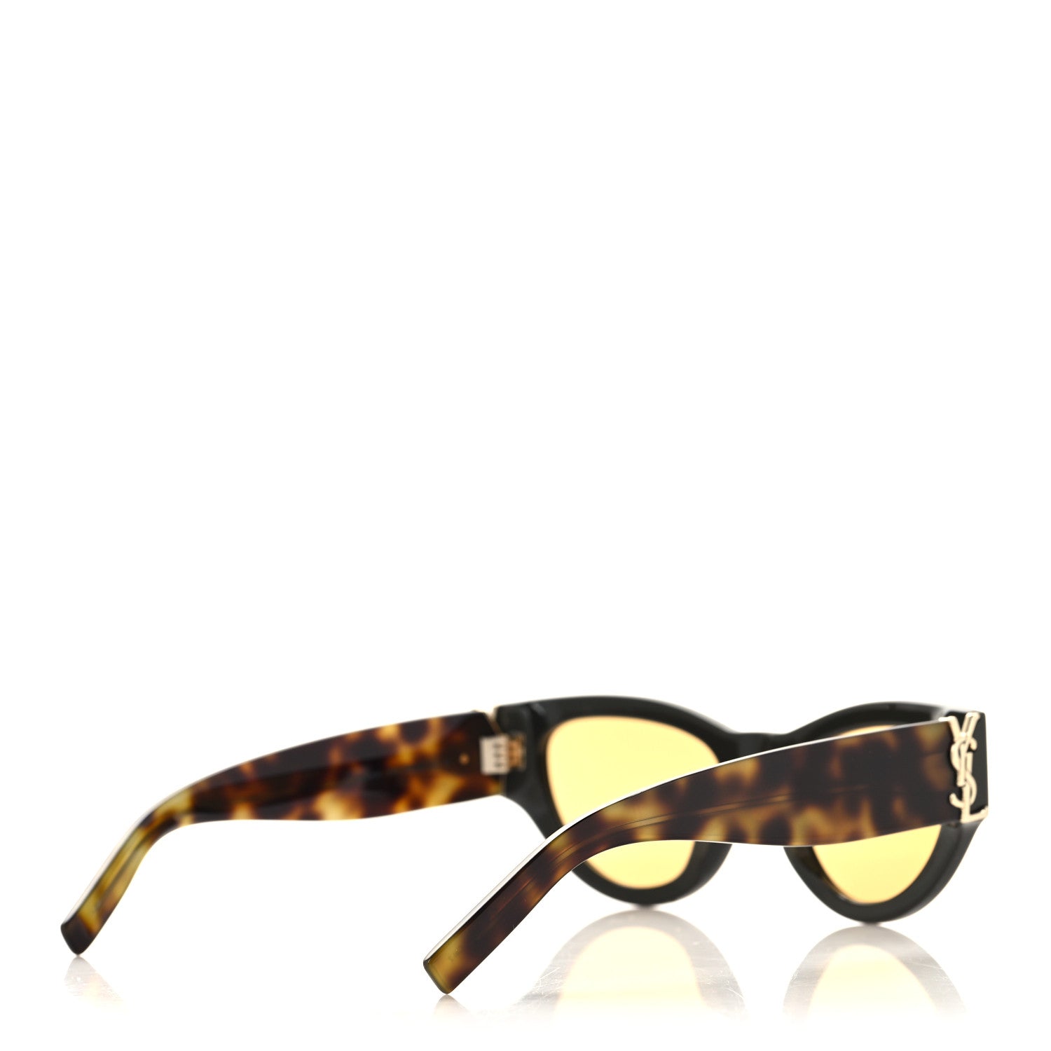 Saint Laurent Cat-Eye Sunglasses — Tortoise