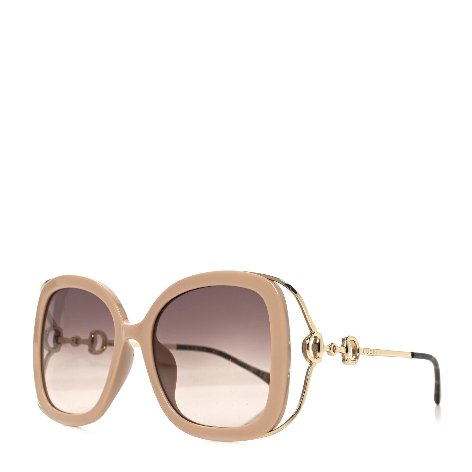 Gucci Square Sunglasses — Tortoise GG1021S
