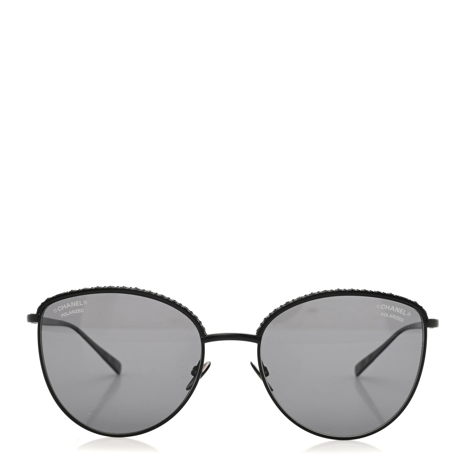 Chanel Cat-Eye Sunglasses — Crystal 4258-B