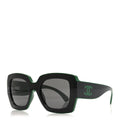 Chanel Square Sunglasses — Black