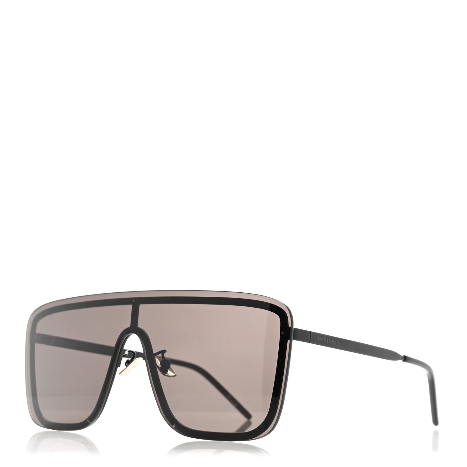 Saint Laurent Square Sunglasses — Black SL 364