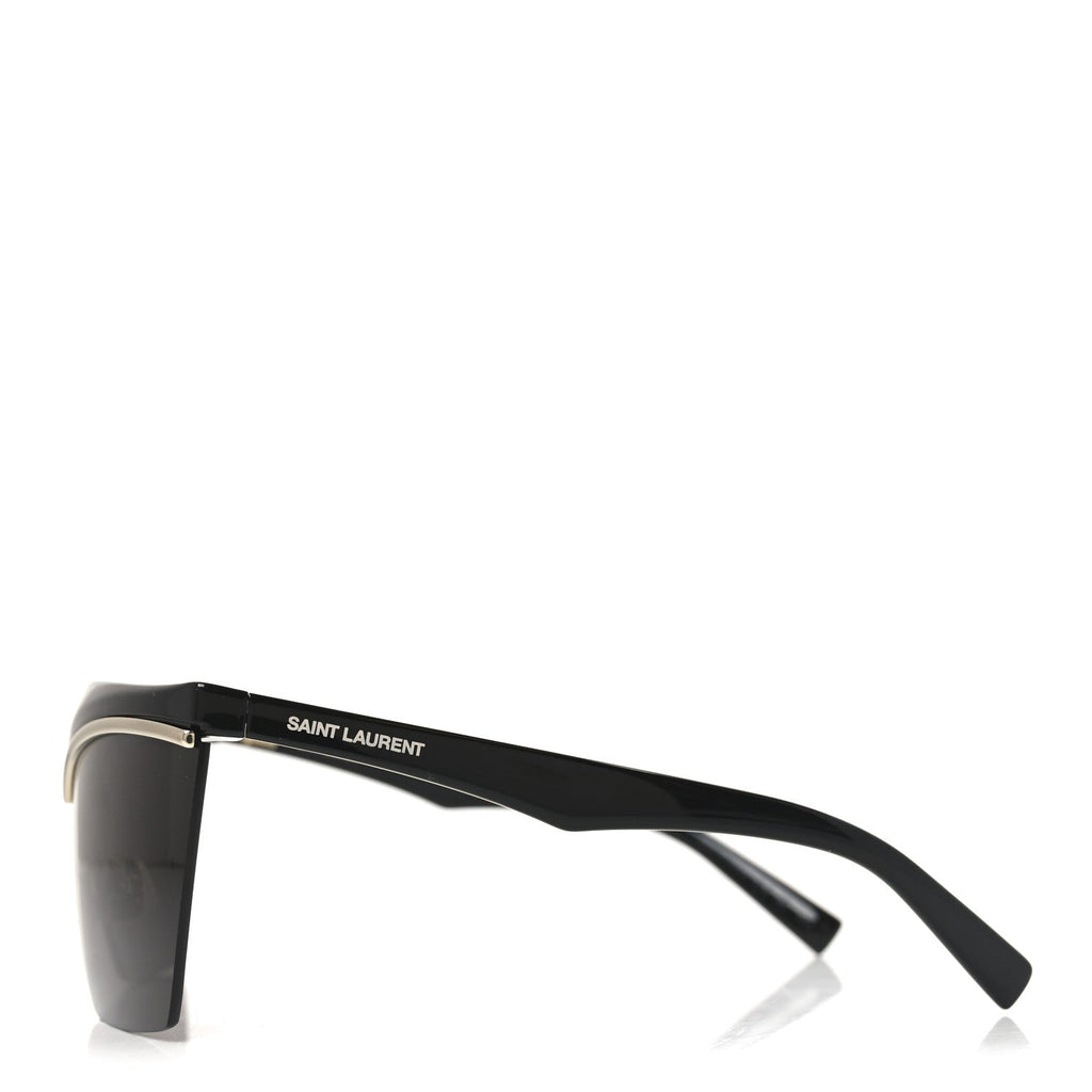 Saint Laurent Square Sunglasses — Black SL 614