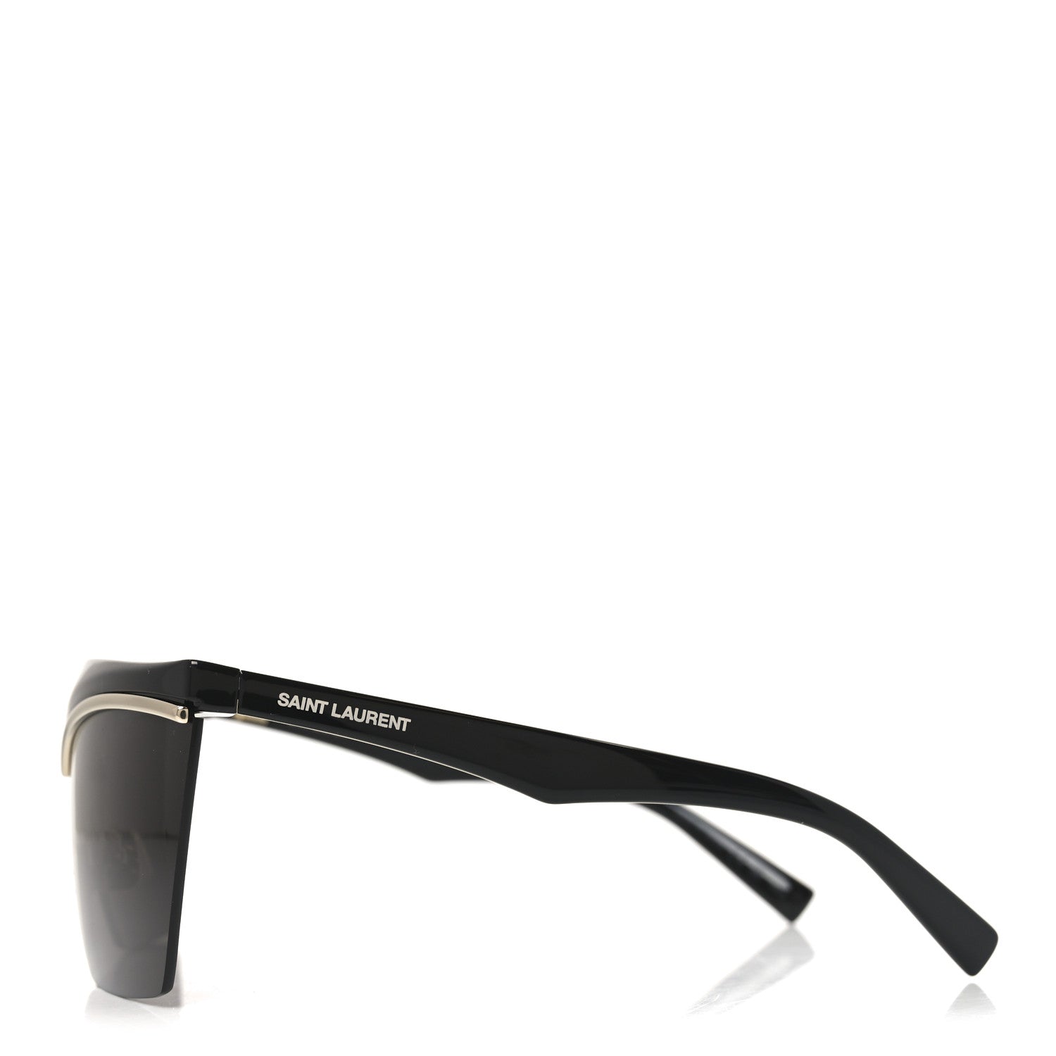 Saint Laurent Square Sunglasses — Black SL 614