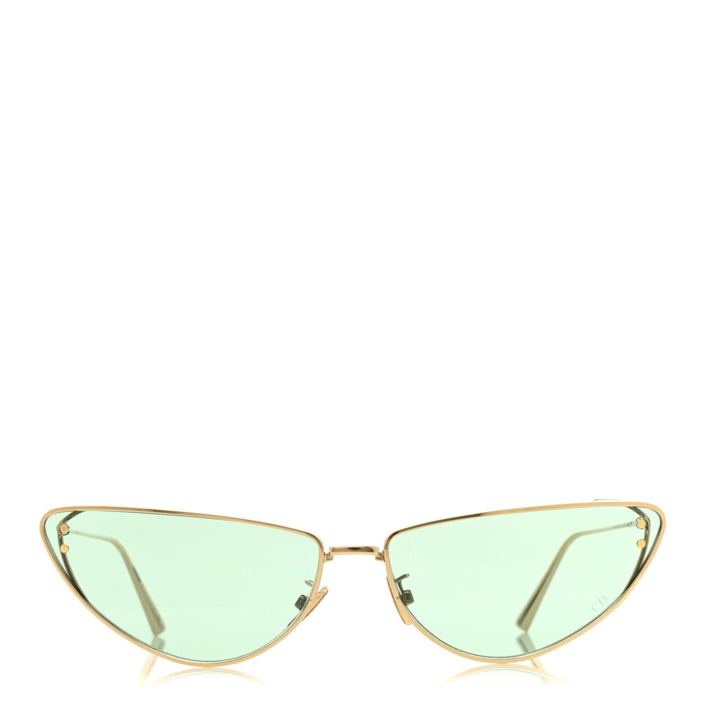 Dior Cat-Eye Sunglasses — Gold