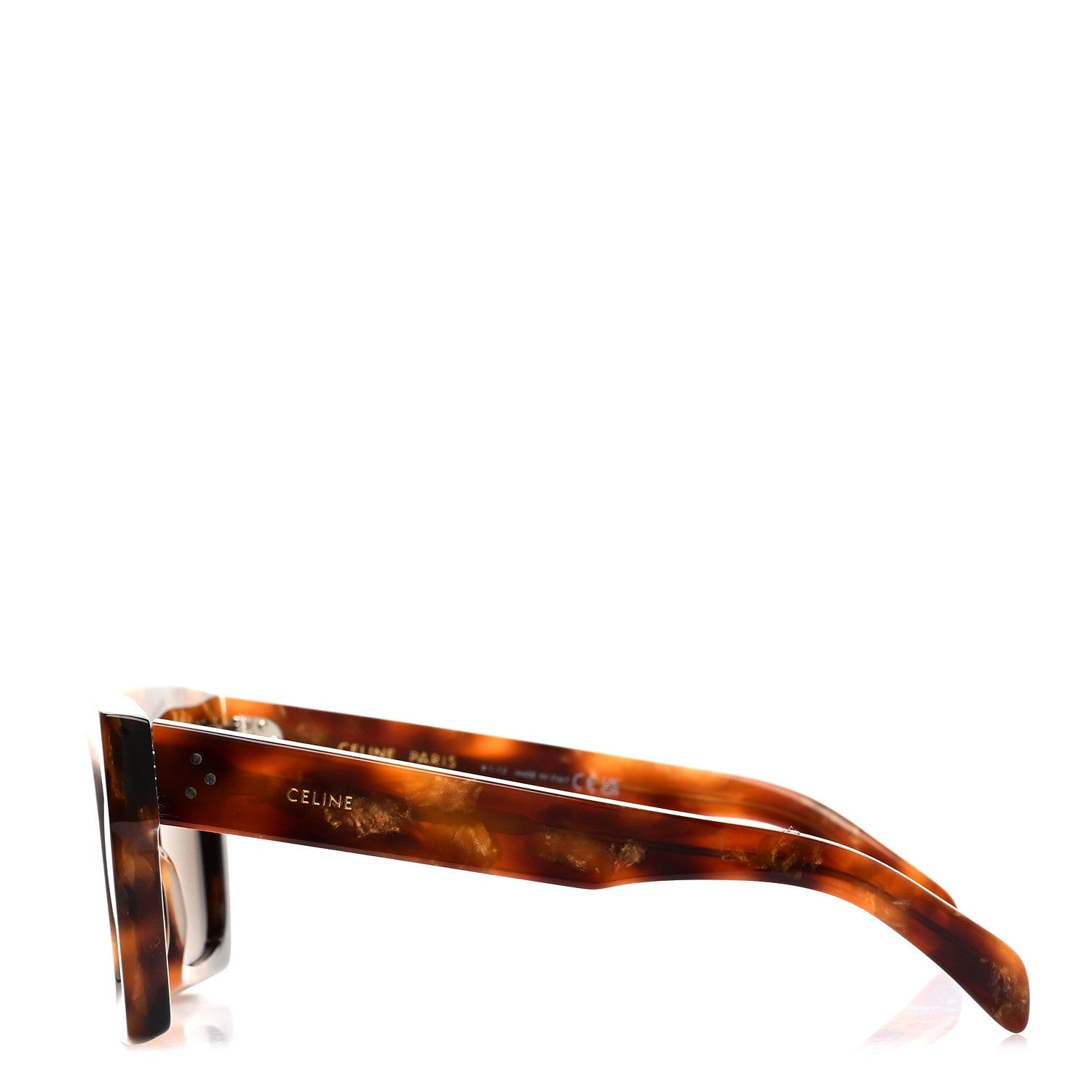 Celine Square Sunglasses — Tortoise