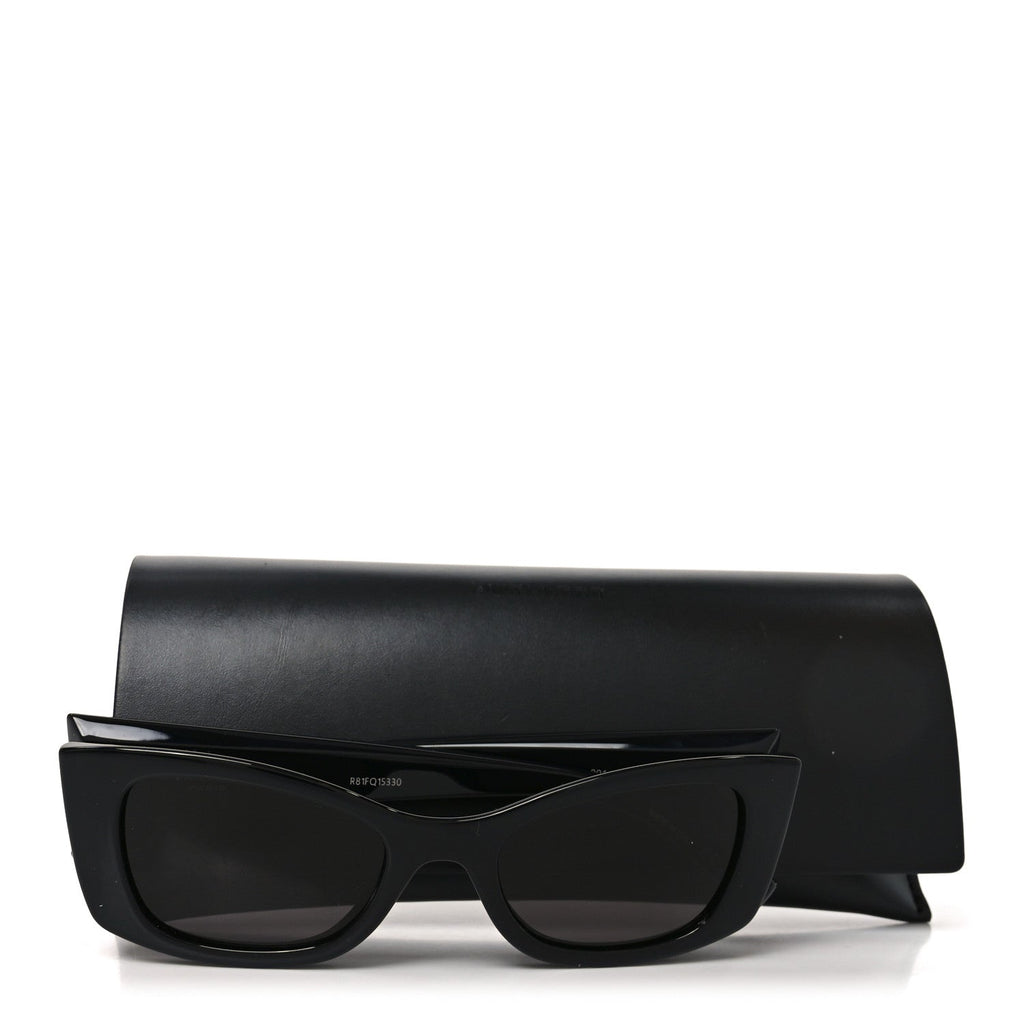 Saint Laurent Cat-Eye Sunglasses — Black SL 593