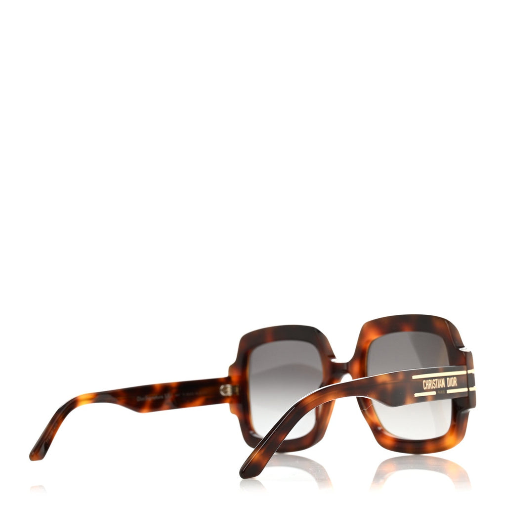 Dior Square Sunglasses — Tortoise