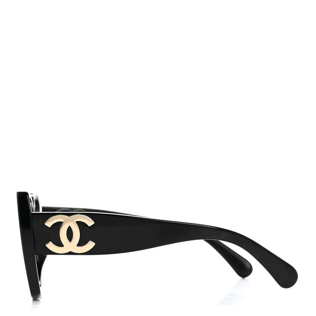 Chanel Square Sunglasses — Black 5494-A