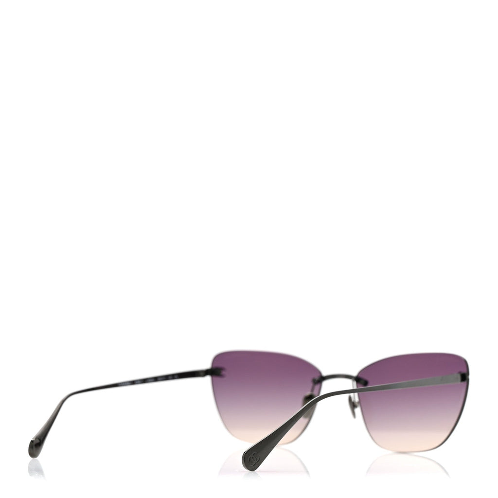 Chanel Cat-Eye Sunglasses — Black 4286-T