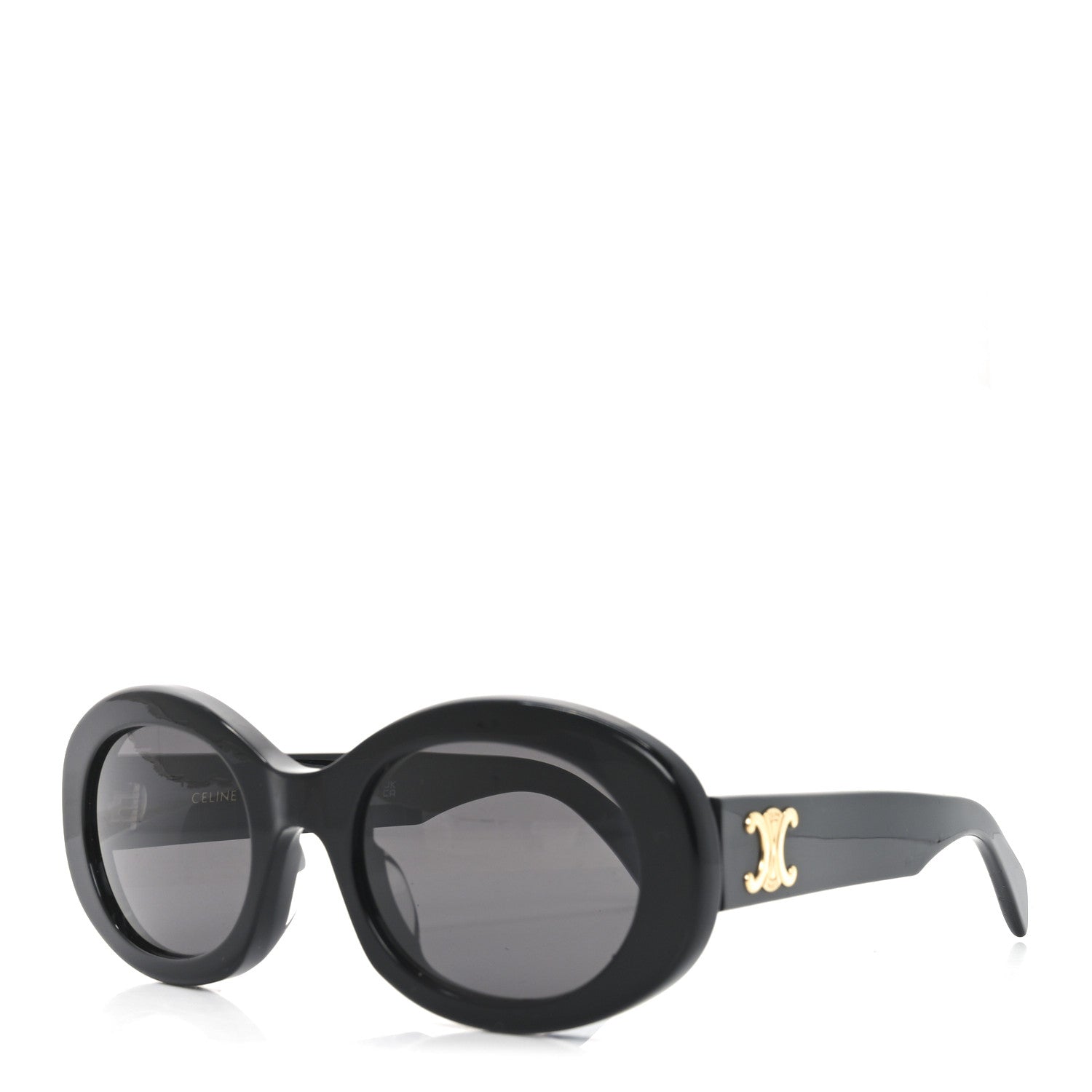 Celine Oval Sunglasses — Black