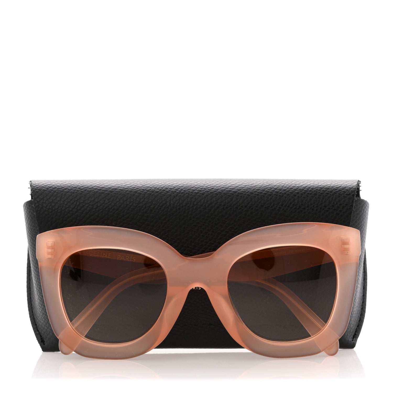 Celine Oversized Round Sunglasses CL4005FN Peach