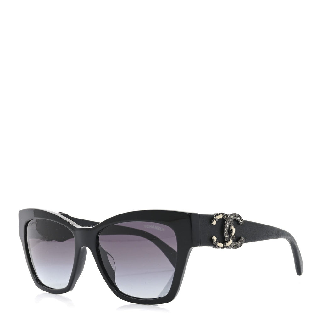 Chanel Cat-Eye Sunglasses — Black 5456-Q