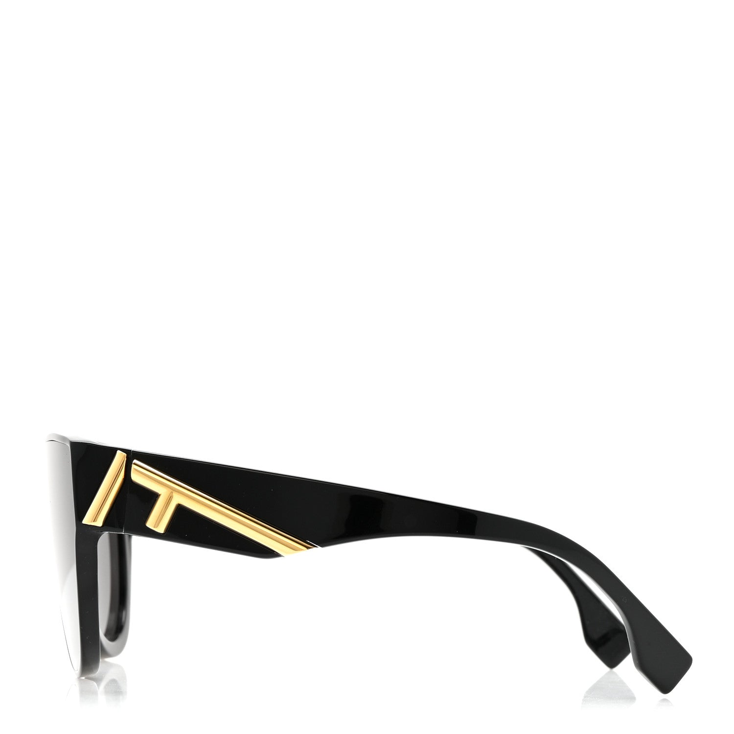 Fendi Shield Sunglasses — Black