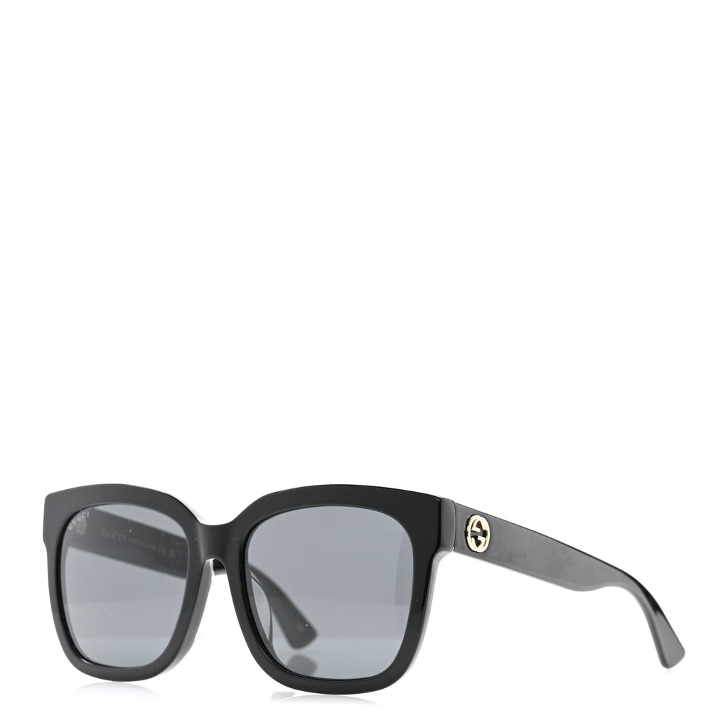 Gucci Square Sunglasses — Black