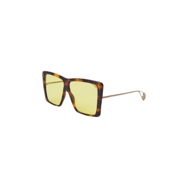 Gucci Geometric Sunglasses — Yellow