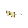 Gucci Geometric Sunglasses — Yellow