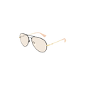 Gucci Aviator Sunglasses — Black