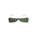 Gucci Rectangular Sunglasses — Gold
