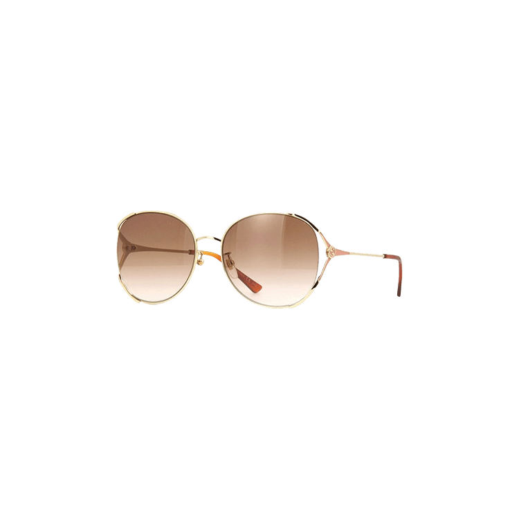 Gucci Oversized Round Sunglasses — Pink