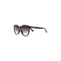 Gucci Round Cat-Eye Sunglasses — Black