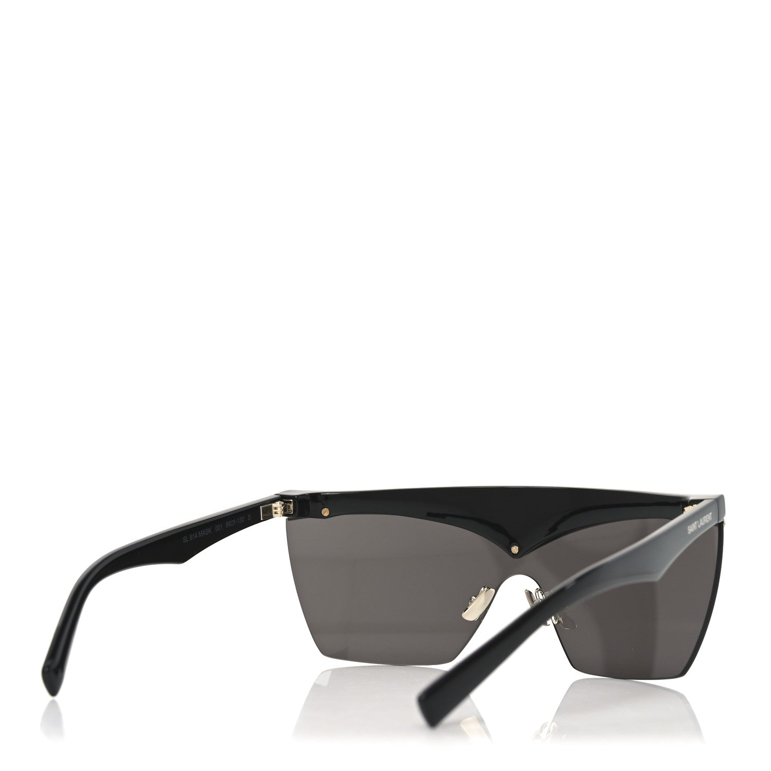 Saint Laurent Square Sunglasses — Black SL 614
