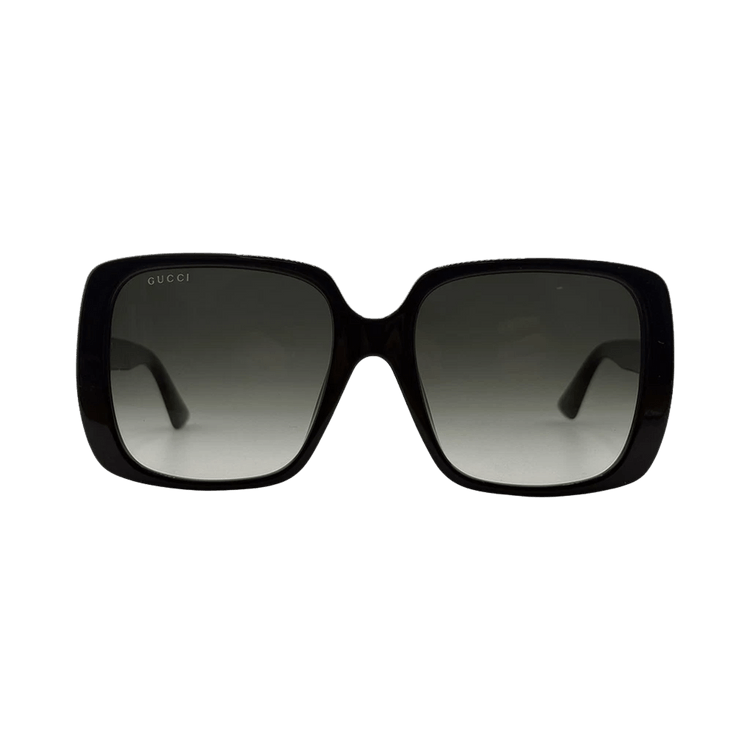 Gucci Oversized Cat Eye Sunglasses — Brown