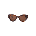Balenciaga Cat Eye Sunglasses — Brown