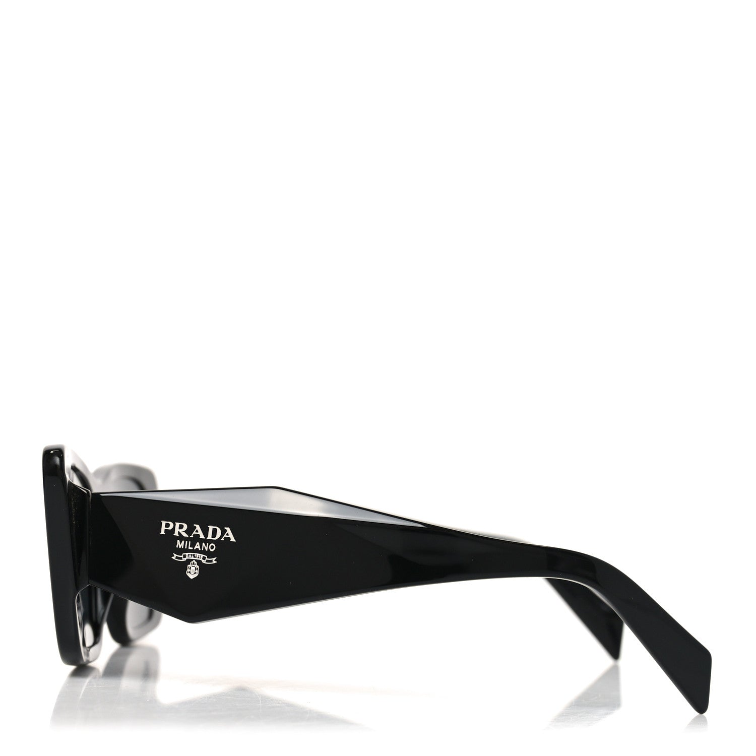 Prada Geometric Sunglasses — Black SPR 08Y