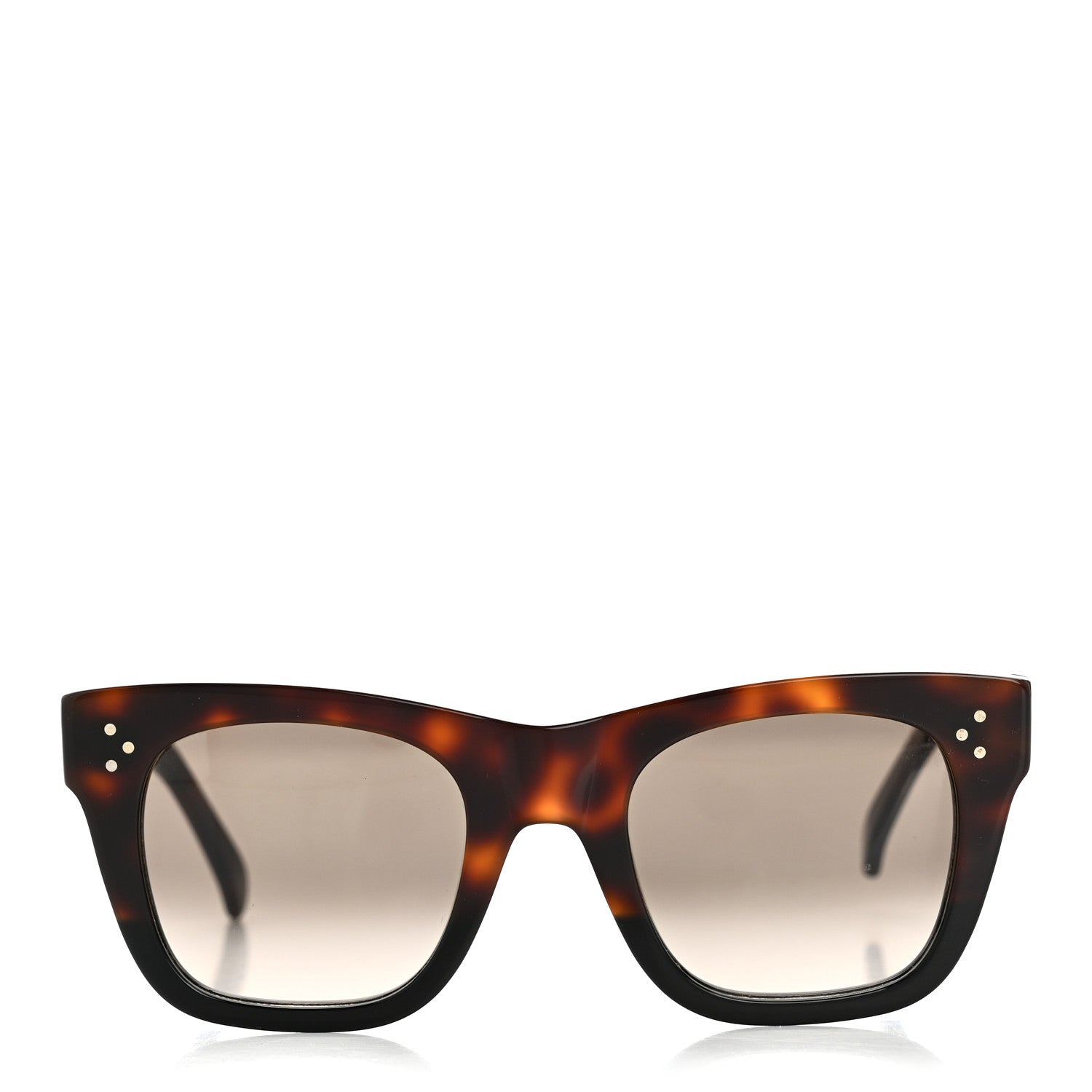 Celine Square Sunglasses — Havana